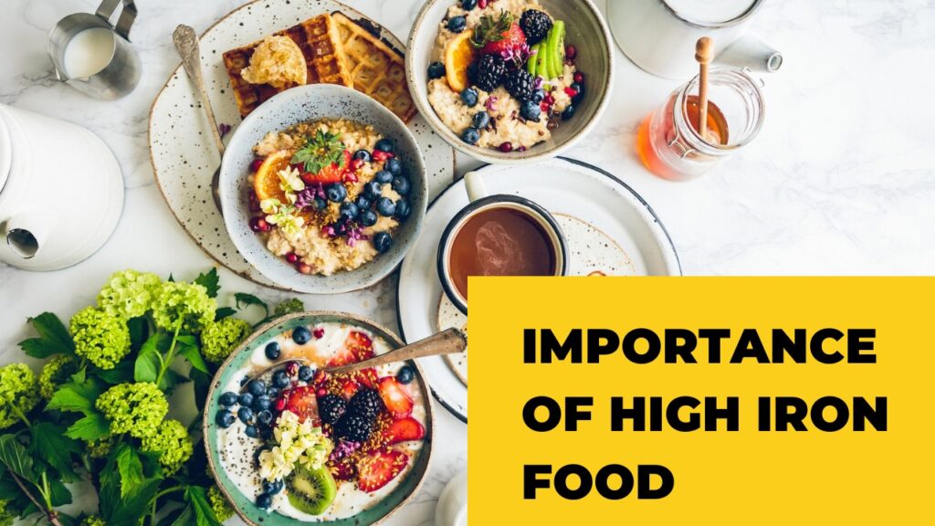 high iron foods